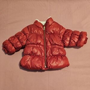 Old Navy Puffer Jacket, EUC, Size 3-6 months